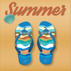 Summer Beach Background