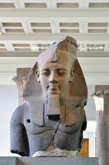 Obraz premium Faraon w brytyjskim muzeum