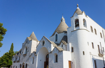 Italy, Apulia, Alberobello, Sant' Antonio trullo church