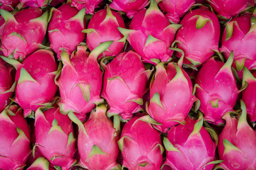 Dragon fruit in the market