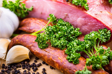 Smoked meat products