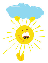 Cartoon sun