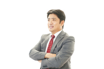 笑顔のビジネスマン