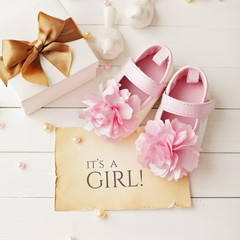 baby shower decoration - it is a girl 