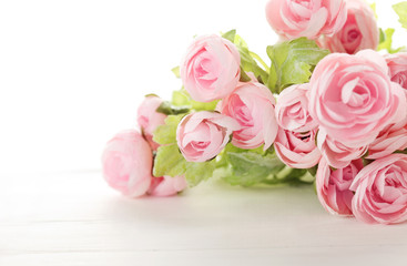flowers on white background