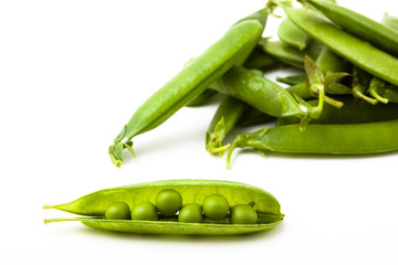 fresh green peas