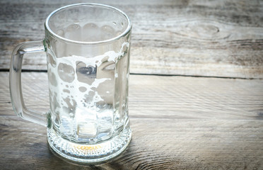 Empty beer mug