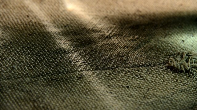 background of old  sack with light and shadow,locked down