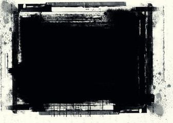 Grunge retro style frame for your projects