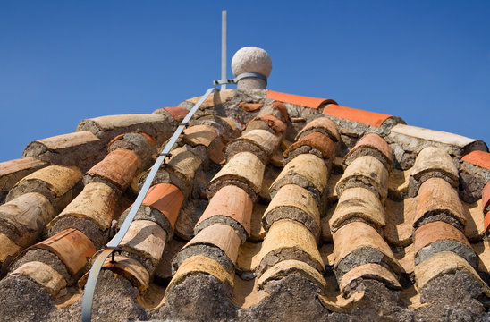 Lightning rod on the roof