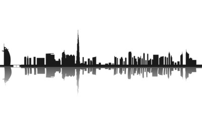 Naklejka premium city skyline