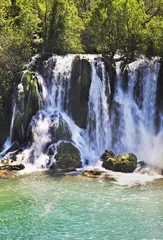 Fotobehang Kravice Falls in Ljubuski. Bosnia and Herzegovina © Andrey Shevchenko