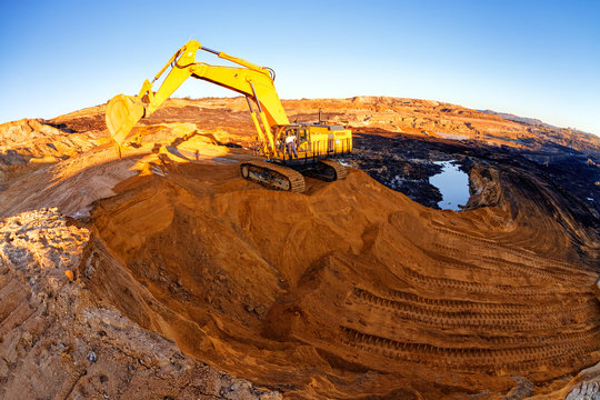 open mining pit