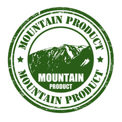 Mountain product stamp