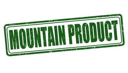 Mountain product stamp