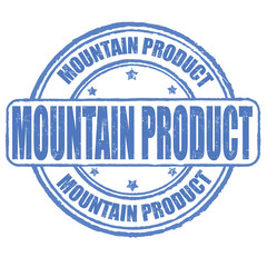 Mountain product stamp