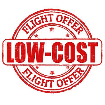 Low cost, flight offer stamp