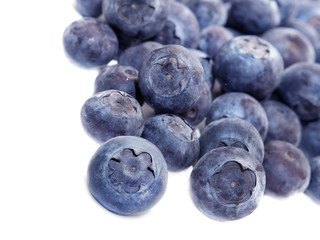 Blueberry isolated on white background