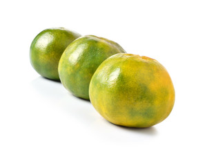 orange  on white background