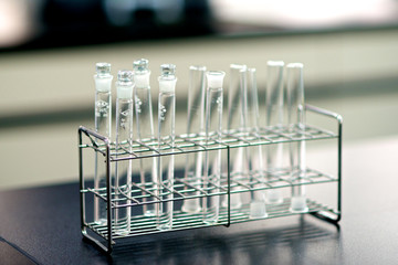 Empty Laboratory Test tubes