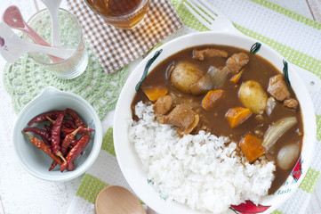 カレーライス　ポークカレー