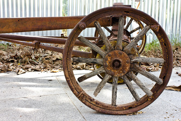 Fototapeta premium rust car structure