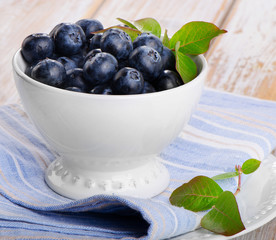 Fresh blueberries