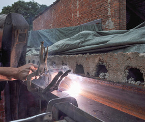 Stick welding