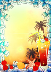 Cocktail background