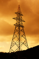 Power Line Silhouette