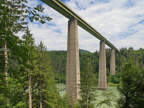 Eisenbahnbr&uuml;cke &uuml;ber die Drau (Jauntalbr&uuml;cke) / K&auml;rnten