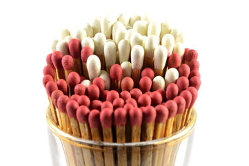 White and red match from Japan and Thailand