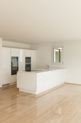 Fototapeta na wymiar beautiful apartment, modern kitchen