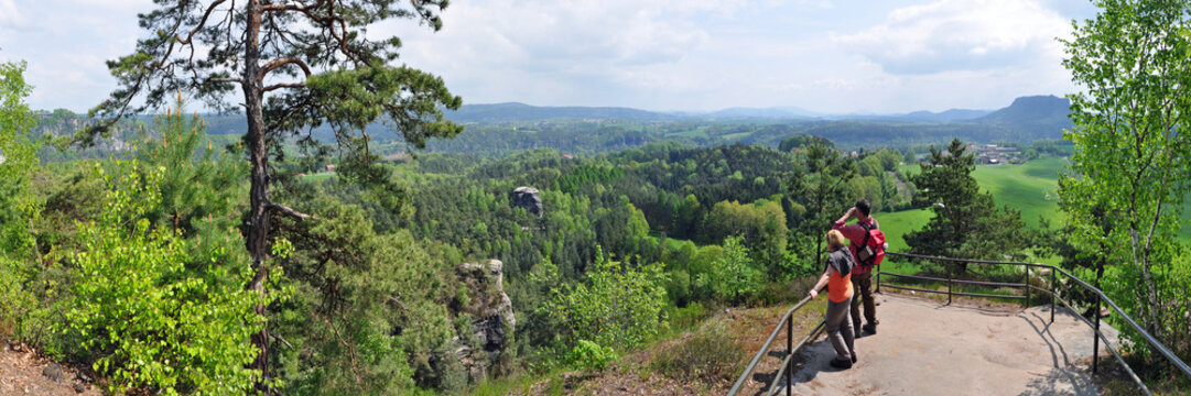 Panoramafoto S&auml;chsische Schweiz