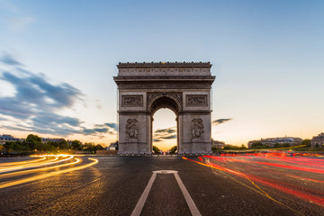 Naklejka na ściany i meble Arc de Triomphe Paris France