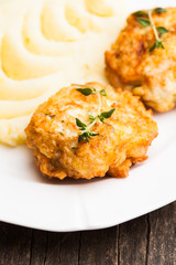 Cutlets with potato