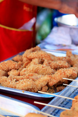 Fried chicken the market