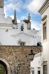 Church bells in Old Town historic district of Faro