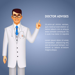 Doctor giving advice