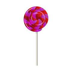 Candy on a stick, spinner, spiral. vector.