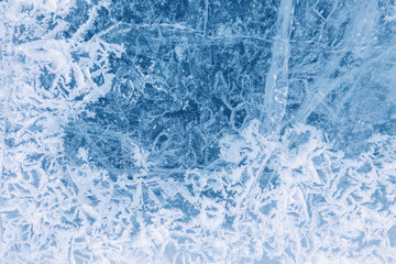 Texture of ice
