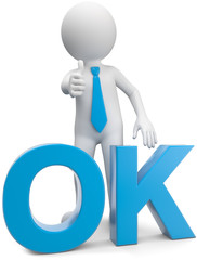 Männchen OK Daumen hoch