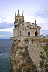 Swallow's Nest in Gaspra. Crimea. Ukraine