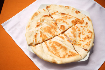 Grilled sandwich in domestic bun