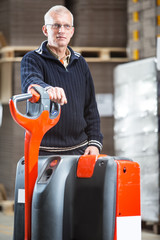 Pallet truck portrait