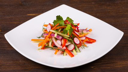Fresh vegetable salad