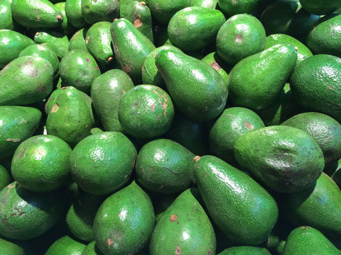 Avocado's in a pile
