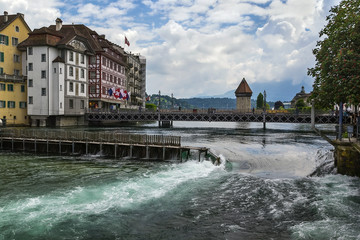 reuss river, Lucerne