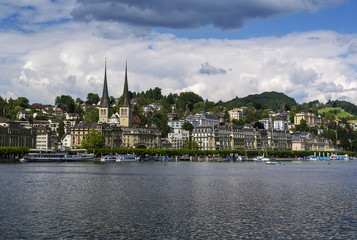 Fototapeta na wymiar View of Lucerne