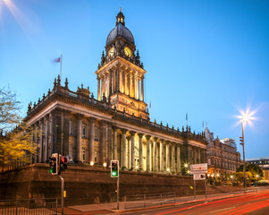 Fototapeta na wymiar Leeds Town Hall